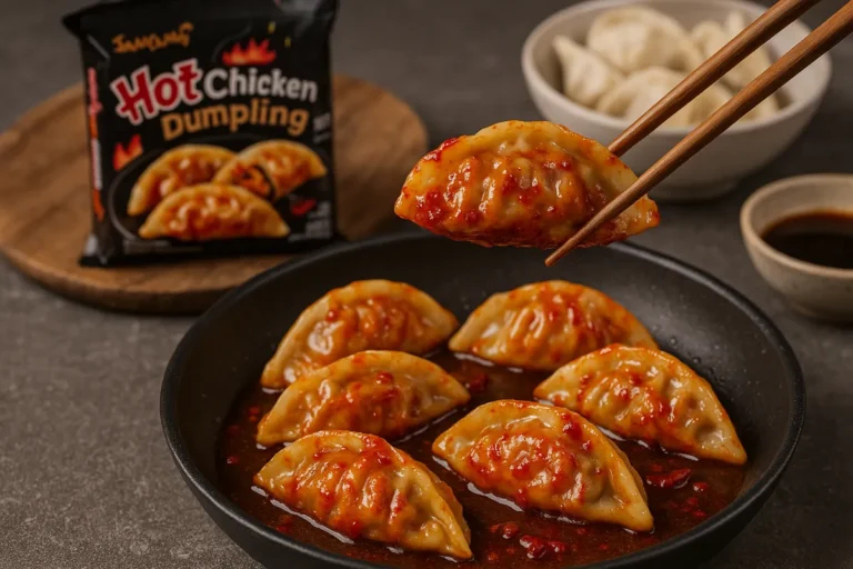 Where to Buy and How to Cook Buldak Dumplings 3 korean-fire-dumplings-koreanramen.net