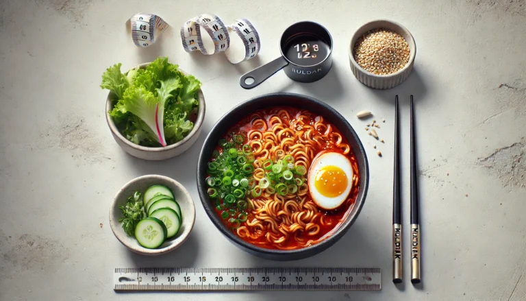 7 Facts About Buldak Ramen Calories You Should Know Now 3 portion-control-tip-koreanramen.net