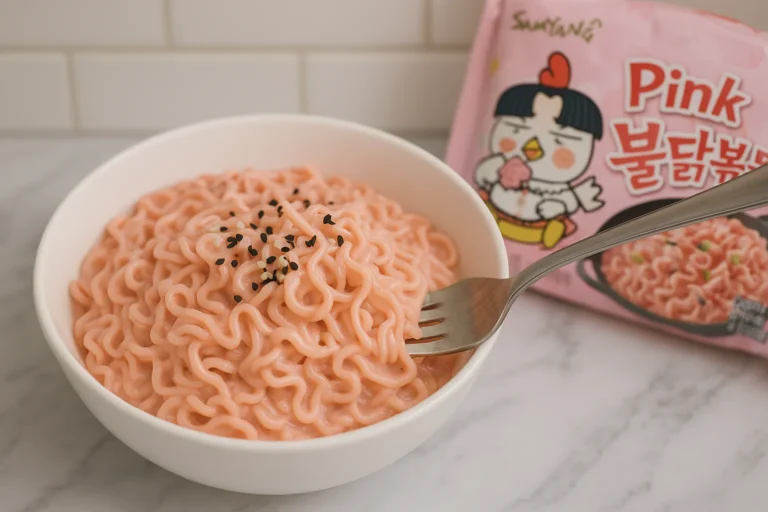 Is Pink Buldak Noodles Worth Trying? 2 samyang-pink-ramen-koreanramen.net