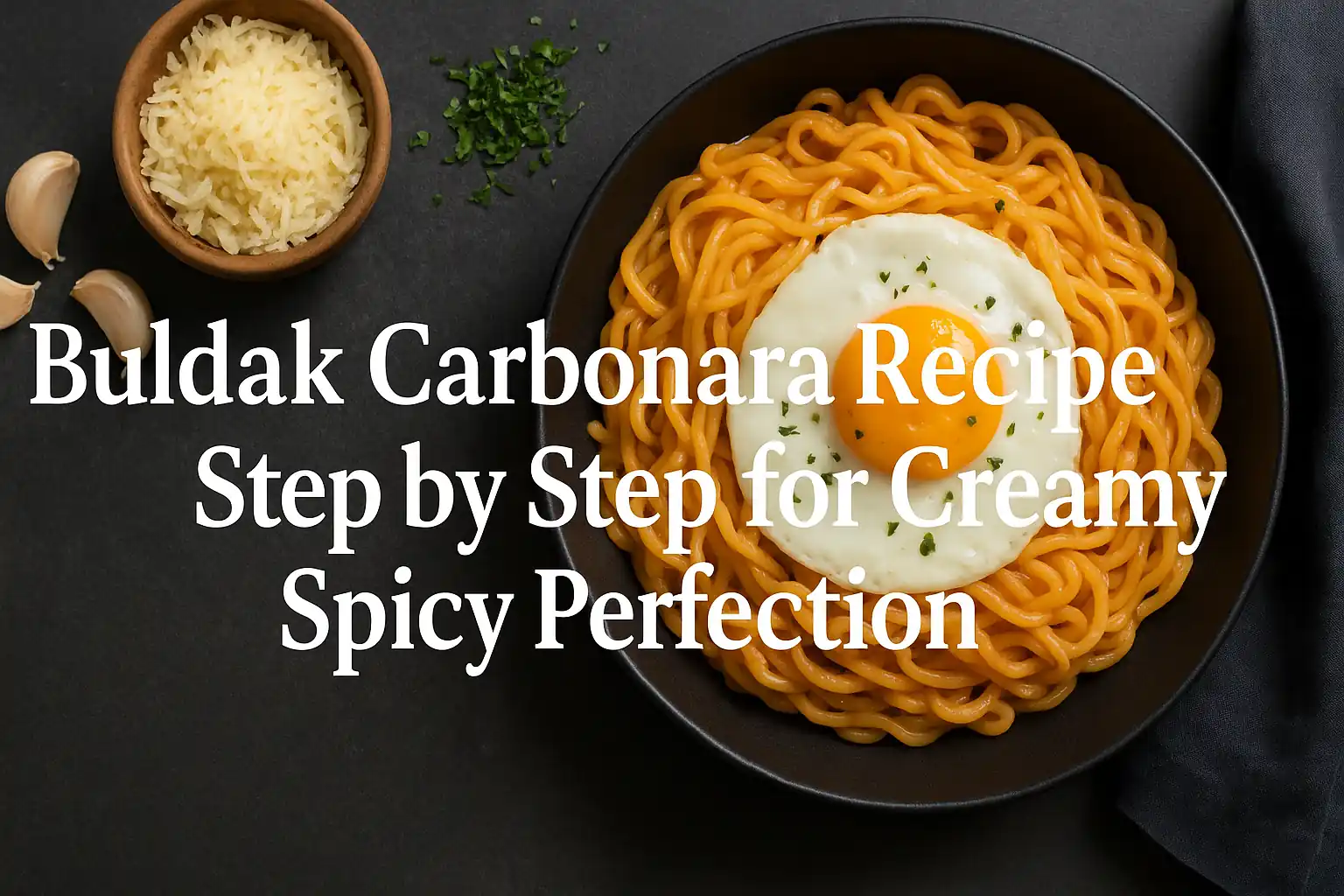 Buldak Carbonara Recipe Step By Step For Creamy Spicy Perfection