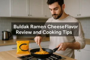 Complete Guide to Korean Ramen | Buldak Ramen, Jin and Jjajang Ramen 13 buldak-ramen-cheese-flavor-review-and-cooking-tips_koreanramen.net